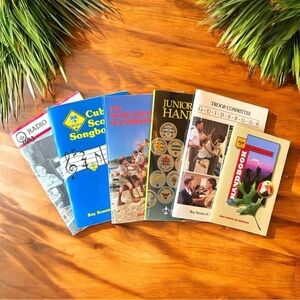 VINTAGE 90s Boy Scouts of America Handbooks & Guides - Lot of 6 - Retro / BSA